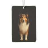 Black 4 Luxe Car Air Fresheners, Loyal Collie Dog Luchtverfrisser (Achterkant)