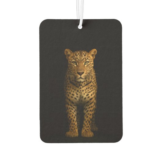 Black 4 Luxe Car Air Fresheners Majestic Leopard Luchtverfrisser (Achterkant)