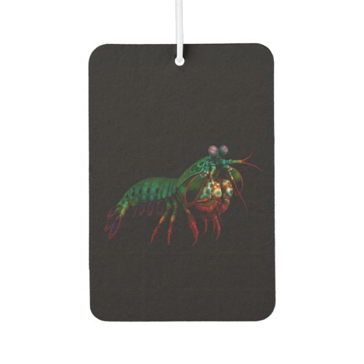 Black 4 Luxe Car Air Fresheners, Mantis Shrimp Luchtverfrisser (Voorkant)