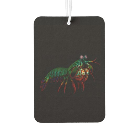 Black 4 Luxe Car Air Fresheners, Mantis Shrimp Luchtverfrisser (Achterkant)