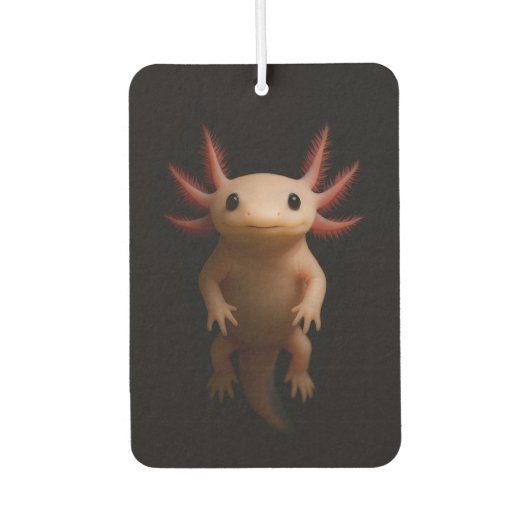 Black 4 Luxe Car Air Fresheners, Mexican Axolotl Luchtverfrisser (Voorkant)