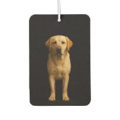 Black 4 Luxe Car Air Fresheners Minimal Labrador Luchtverfrisser (Voorkant)