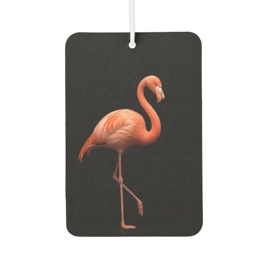 Black 4 Luxe Car Air Fresheners, Pink Flamingo Luchtverfrisser (Voorkant)