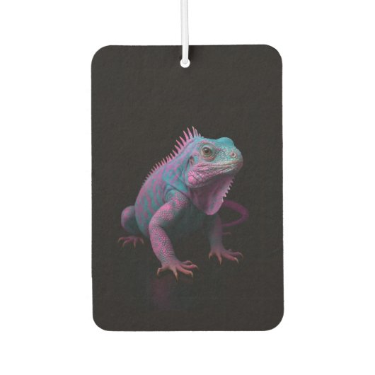 Black 4 Luxe Car Air Fresheners, Pink Iguana Luchtverfrisser (Voorkant)