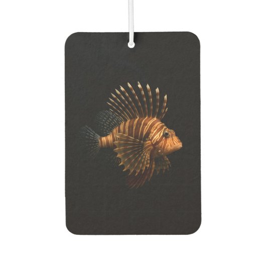 Black 4 Luxe Car Air Fresheners, Red Lionfish Luchtverfrisser (Voorkant)