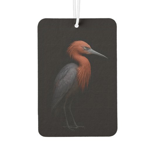 Black 4 Luxe Car Air Fresheners, Reddish Egret Luchtverfrisser (Achterkant)