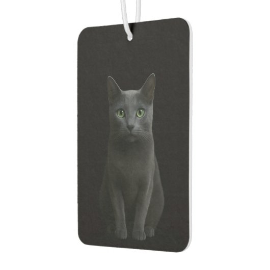 Black 4 Luxe Car Air Fresheners, Russian Blue Cat Luchtverfrisser (Links)