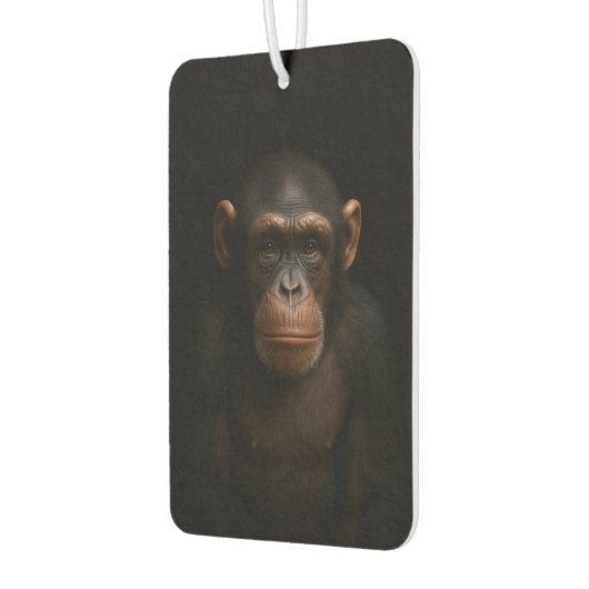 Black 4 Luxe Car Air Fresheners, Serene Chimpanzee Luchtverfrisser (Links)