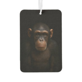Black 4 Luxe Car Air Fresheners, Serene Chimpanzee Luchtverfrisser