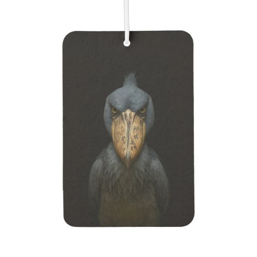 Black 4 Luxe Car Air Fresheners, Shoebill Bird Luchtverfrisser (Voorkant)