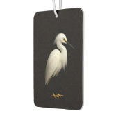 Black 4 Luxe Car Air Fresheners, Snowy Egret Luchtverfrisser (Links)