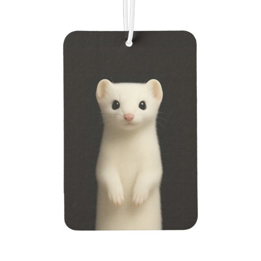 Black 4 Luxe Car Air Fresheners, Stylish Ermine Luchtverfrisser (Achterkant)