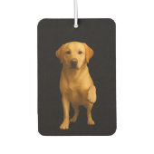 Black 4 Luxe Car Air Fresheners, Tender Labrador Luchtverfrisser (Voorkant)