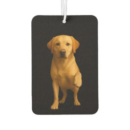 Black 4 Luxe Car Air Fresheners, Tender Labrador Luchtverfrisser