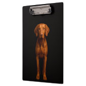 Black 4 Luxe Clipboard, Agile Vizsla Dog Klembord (Links)
