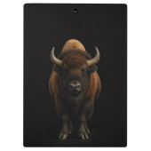 Black 4 Luxe Clipboard, American Bison Klembord (Achterkant)