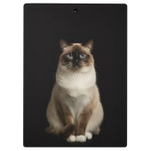 Black 4 Luxe Clipboard, Birmanese Cat Klembord (Achterkant)