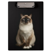 Black 4 Luxe Clipboard, Birmanese Cat Klembord (Voorkant)