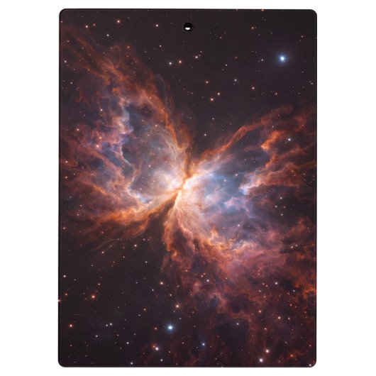 Black 4 Luxe Clipboard, Butterfly Nebula Klembord (Achterkant)
