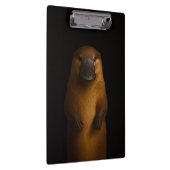Black 4 Luxe Clipboard, Elegant Platypus Klembord (Rechts)