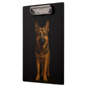 Black 4 Luxe Clipboard, German Shepherd Dog Klembord (Links)