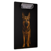 Black 4 Luxe Clipboard, German Shepherd Dog Klembord (Rechts)