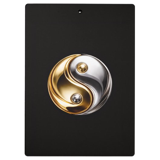 Black 4 Luxe Clipboard, Harmony Yin Yang Klembord (Achterkant)