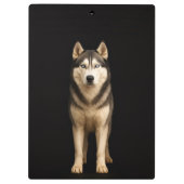 Black 4 Luxe Clipboard, Icy Elite Husky Klembord (Achterkant)