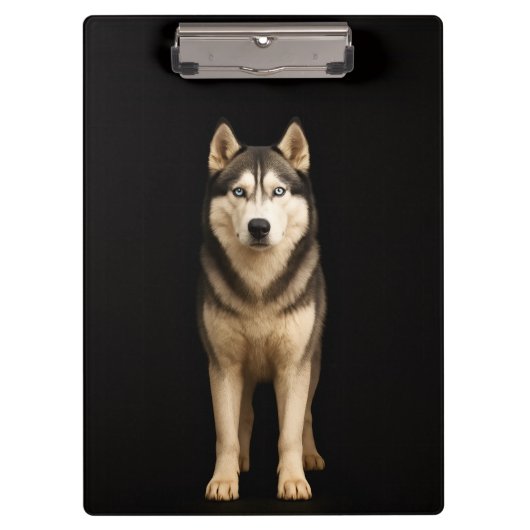 Black 4 Luxe Clipboard, Icy Elite Husky Klembord (Voorkant)