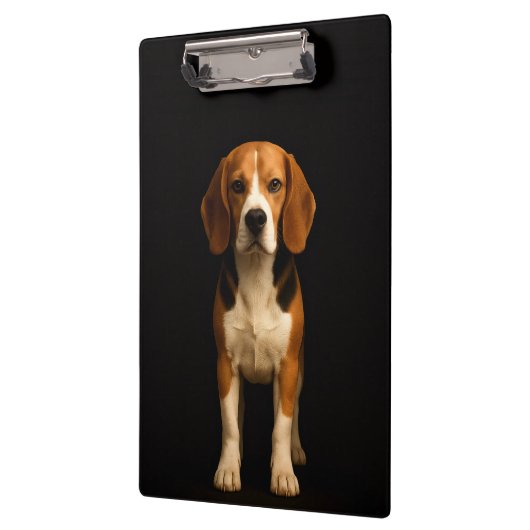 Black 4 Luxe Clipboard, Kind Beagle Klembord (Links)