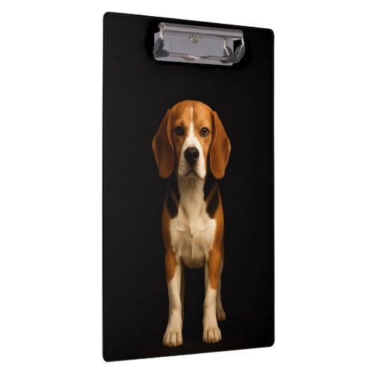 Black 4 Luxe Clipboard, Kind Beagle Klembord (Rechts)