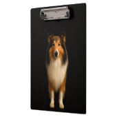 Black 4 Luxe Clipboard, Loyal Collie Dog Klembord (Links)