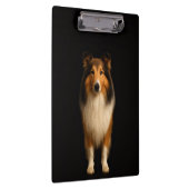 Black 4 Luxe Clipboard, Loyal Collie Dog Klembord (Rechts)