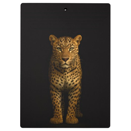 Black 4 Luxe Clipboard, Majestic Leopard Klembord (Achterkant)