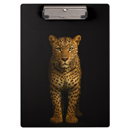 Black 4 Luxe Clipboard, Majestic Leopard Klembord (Voorkant)