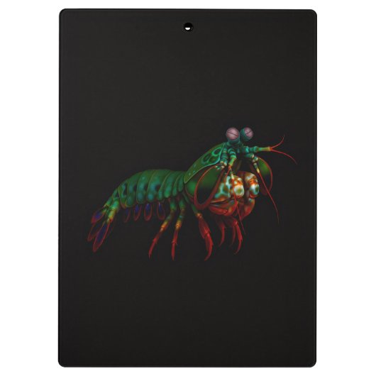 Black 4 Luxe Clipboard, Mantis Shrimp Klembord (Achterkant)