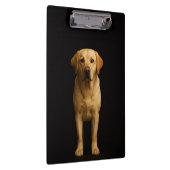 Black 4 Luxe Clipboard, Minimalist Labrador Klembord (Rechts)