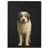 Black 4 Luxe Clipboard, Mioritic Shepherd Klembord (Achterkant)