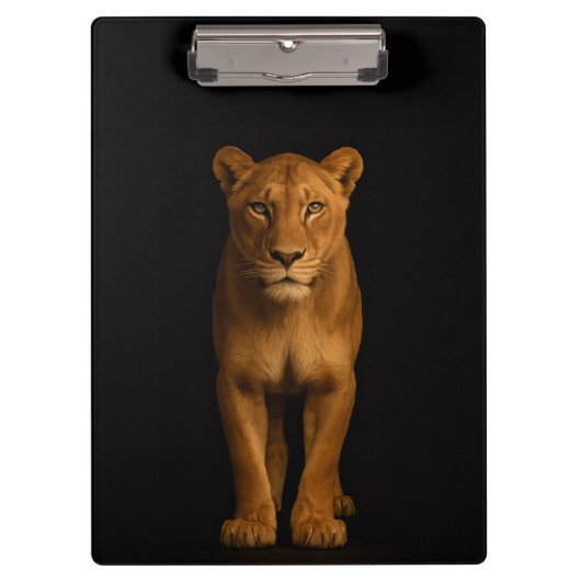 Black 4 Luxe Clipboard, Noble Lioness Klembord (Voorkant)