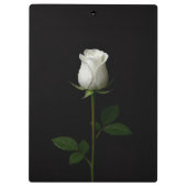 Black 4 Luxe Clipboard, Pure White Rose Klembord (Achterkant)