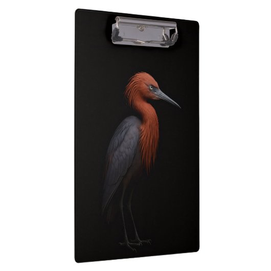 Black 4 Luxe Clipboard, Reddish Egret Klembord (Rechts)