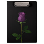 Black 4 Luxe Clipboard, Royal Violet Rose Klembord (Voorkant)