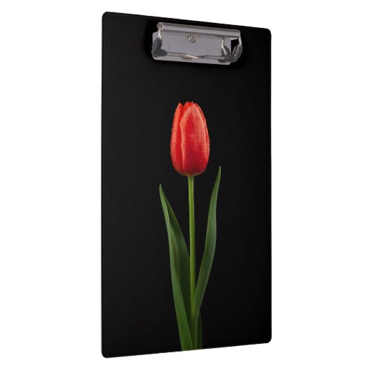 Black 4 Luxe Clipboard, Ruby Red Tulip Klembord (Rechts)