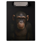 Black 4 Luxe Clipboard, Serene Chimpanzee Klembord (Voorkant)
