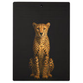 Black 4 Luxe Clipboard, Sleek Cheetah Klembord (Achterkant)