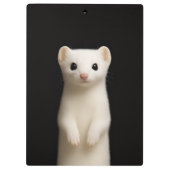 Black 4 Luxe Clipboard, Stylish Ermine Klembord (Achterkant)
