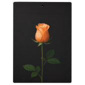Black 4 Luxe Clipboard, Sunset Orange Rose Klembord (Achterkant)