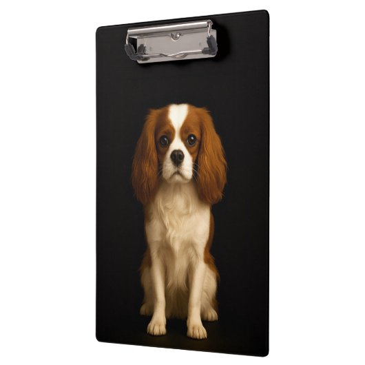 Black 4 Luxe Clipboard, Sweet Cavalier Spaniel Klembord (Links)