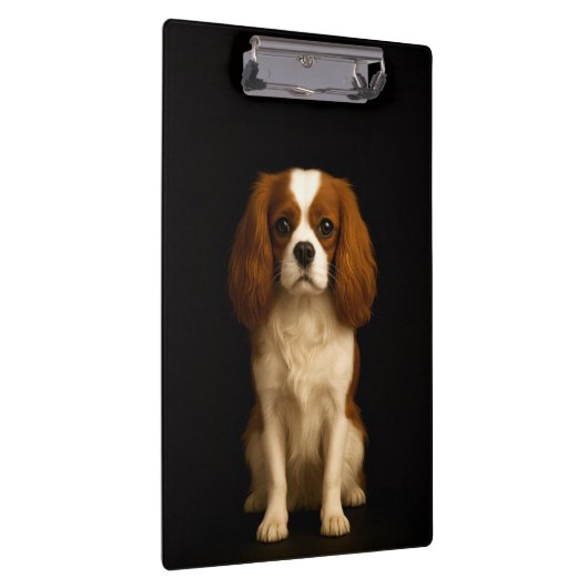 Black 4 Luxe Clipboard, Sweet Cavalier Spaniel Klembord (Rechts)