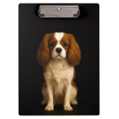 Black 4 Luxe Clipboard, Sweet Cavalier Spaniel Klembord (Voorkant)
